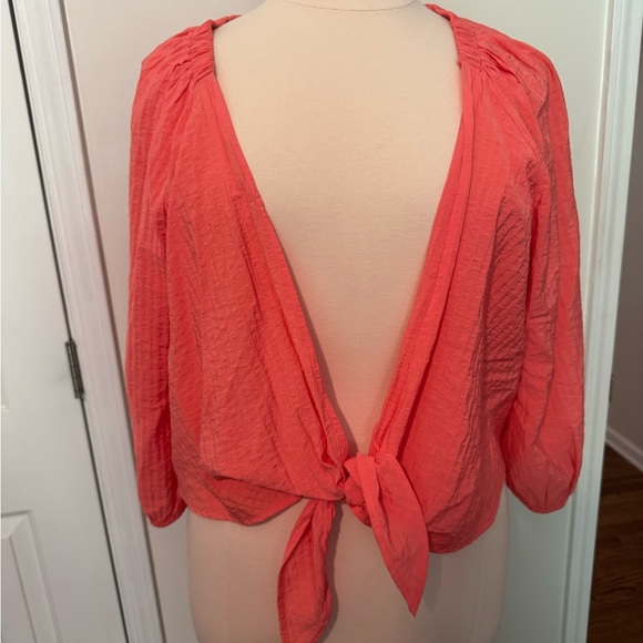 Lane Bryant Vibrant Tie-Front Jacket - Picture 1 of 6